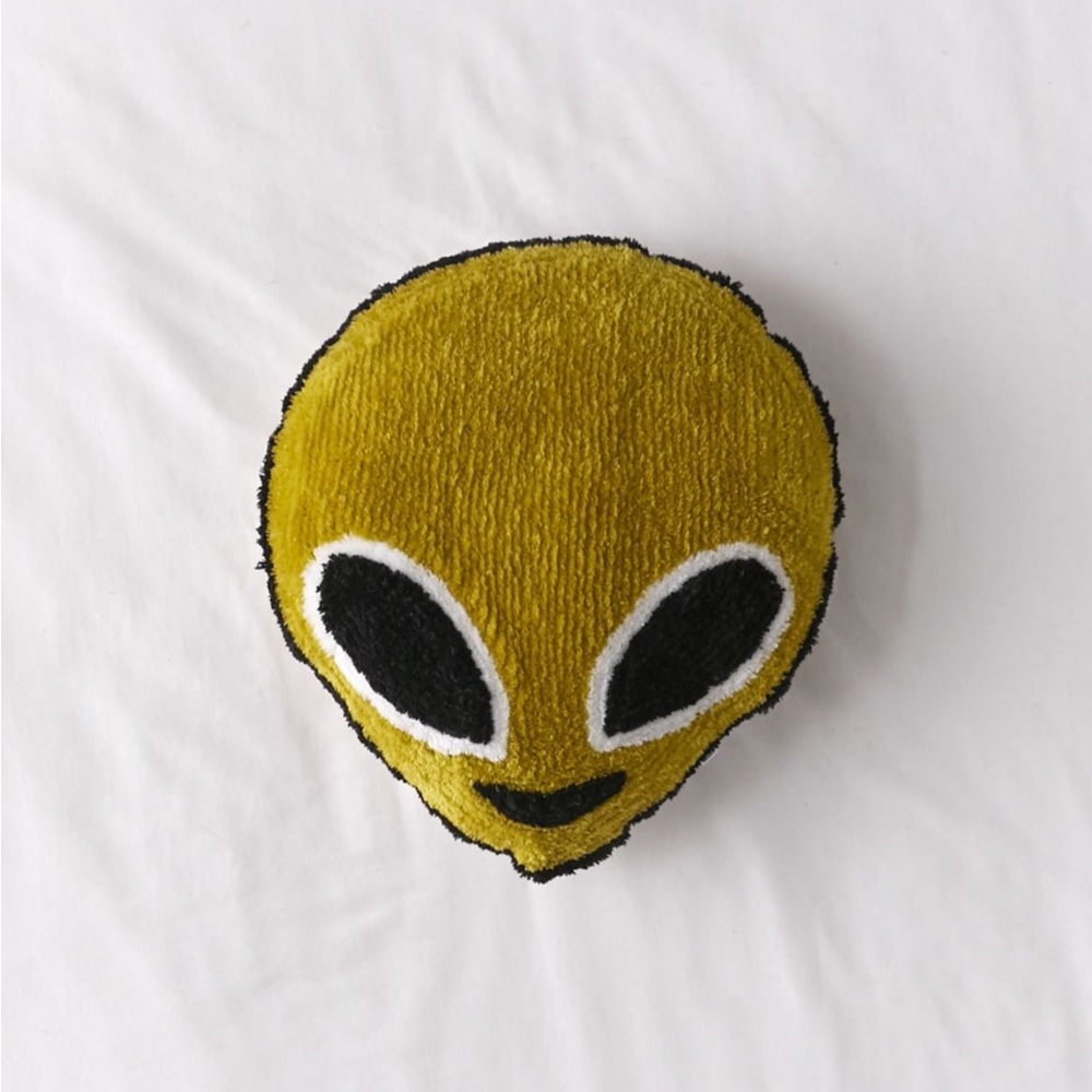 UO alien tufted throw pillow